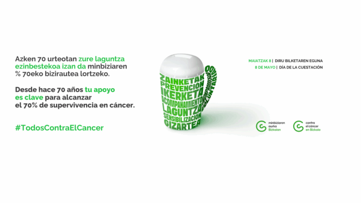 Bizkaia sale a la calle contra el cáncer con 1.000 voluntarios en el Día de la Cuestación