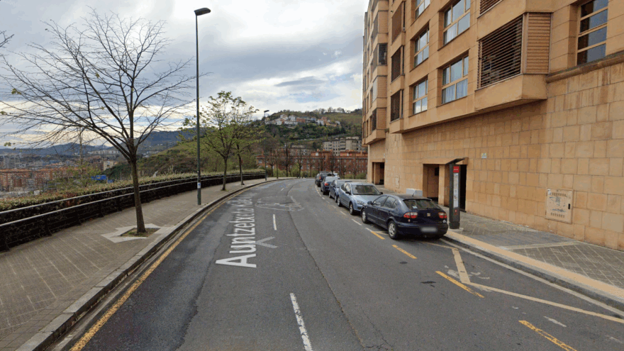 Ocupación parcial de la calle Auntzetxeta en Bilbao durante seis semanas