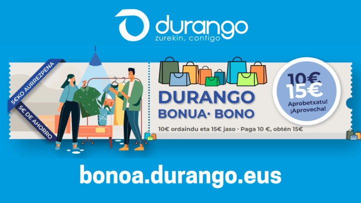 Durango lanza 10.000 bonos para impulsar el consumo local