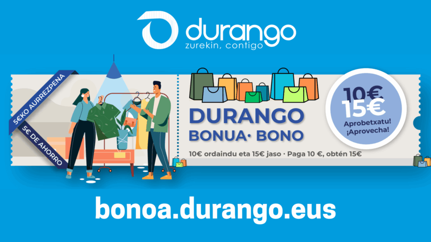 Durango lanza 10.000 bonos para impulsar el consumo local