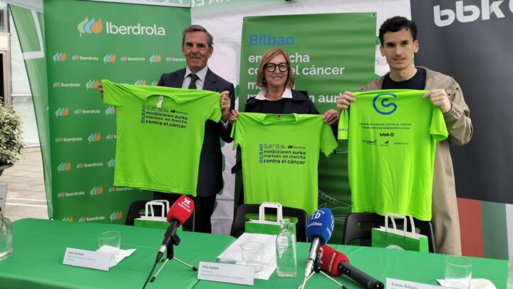 Bilbao acoge una marcha solidaria para visibilizar el cáncer de próstata