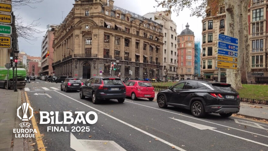 Cortes de tráfico en Bilbao por la final de la UEFA Europa League