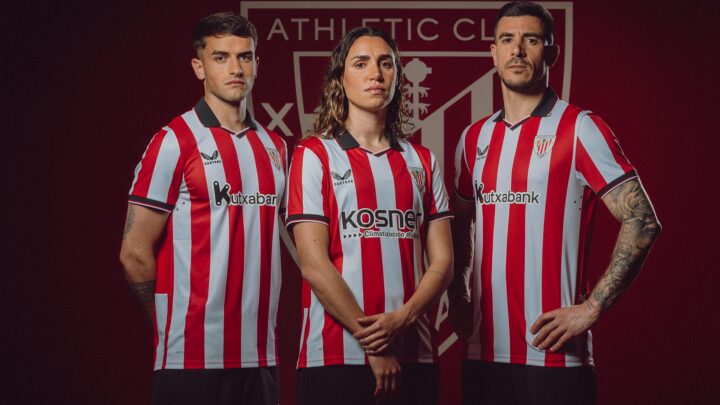 El Athletic Club presenta su nueva camiseta para la temporada 2025/26