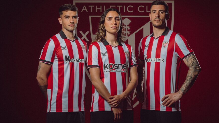 El Athletic Club presenta su nueva camiseta para la temporada 2025/26