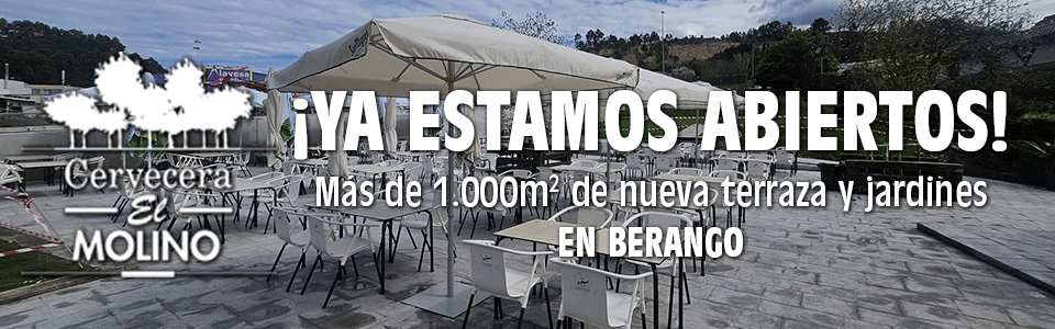 Banner de Cervecera El Molino en Bilbao