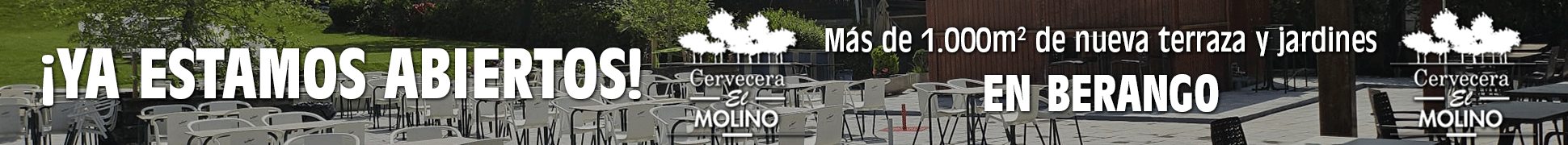 Banner de Cervecera El Molino en Bilbao