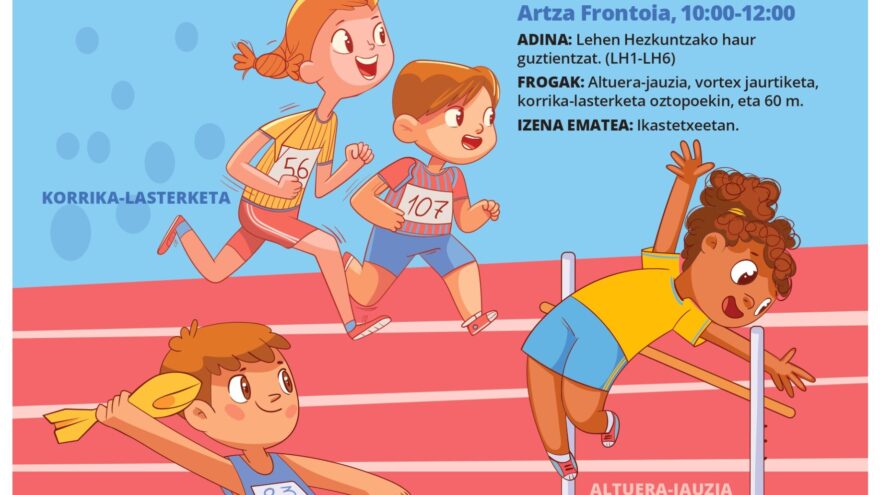 Bermeoko ikasleek atletismoaren festaz gozatuko dute domekan