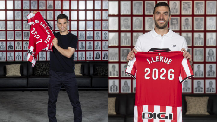 Iñigo Lekue y Ruiz de Galarreta renuevan con el Athletic Club
