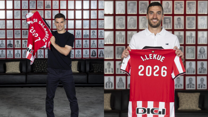 Iñigo Lekue y Ruiz de Galarreta renuevan con el Athletic Club