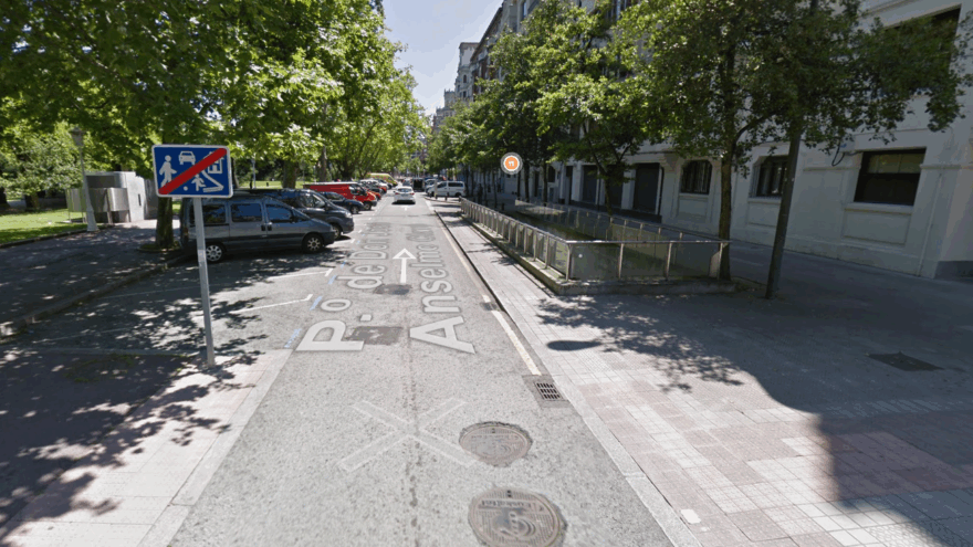 Cortes de tráfico y ocupación de aparcamientos por rodaje en el centro de Bilbao