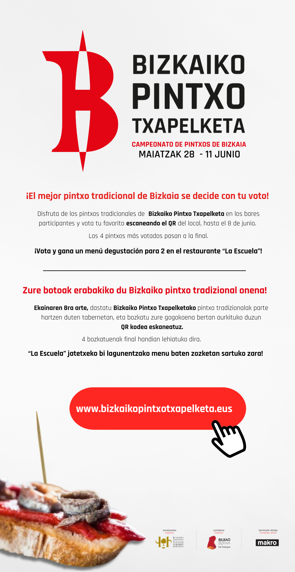 Banner de Asociación de Hostelería de Bizkaia en Bilbao