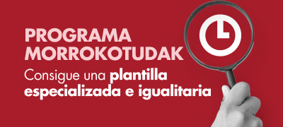 Banner de Lanbide en Bilbao