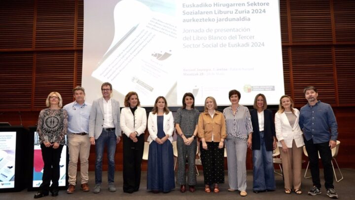 El trabajo del Tercer Sector Social: el 2,4% del PIB de Euskadi