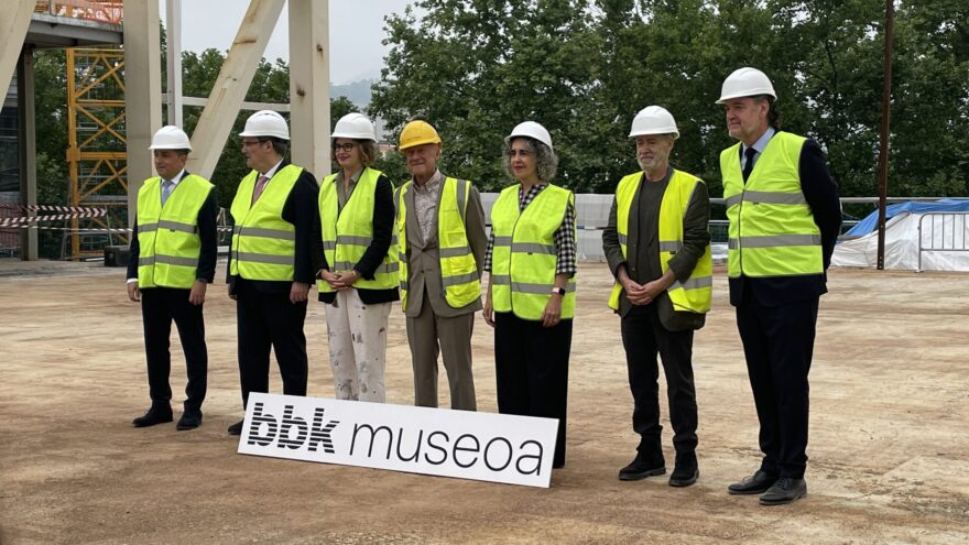 🅱️ Norman Foster visita las obras de ampliación del Museo de Bellas Artes de Bilbao