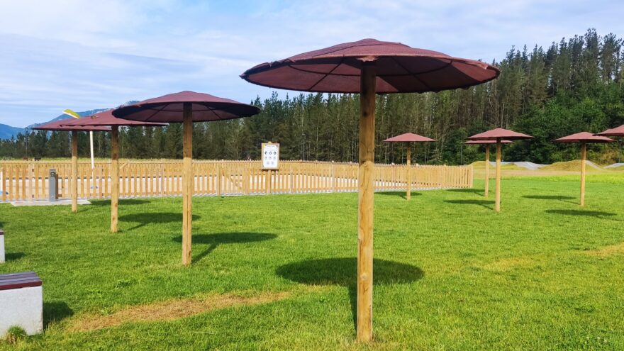 Abierto el parque de chorros de agua de Berriz