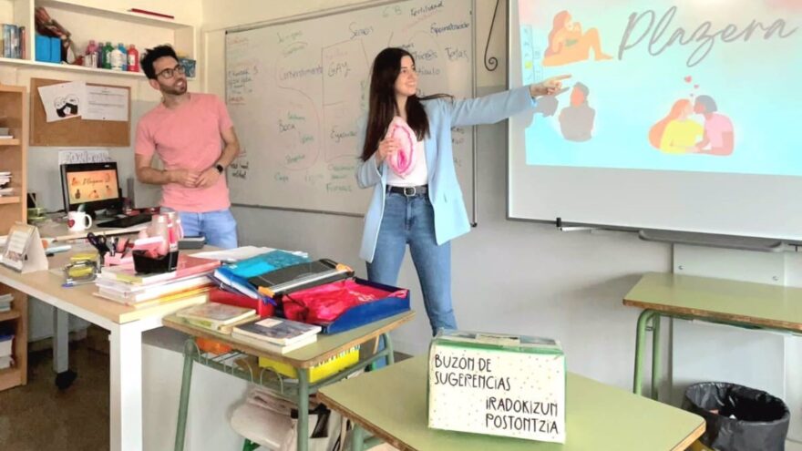 Osakidetza ofrece educación afectivo-sexual a más de 700 escolares de Barakaldo y Sestao durante este curso
