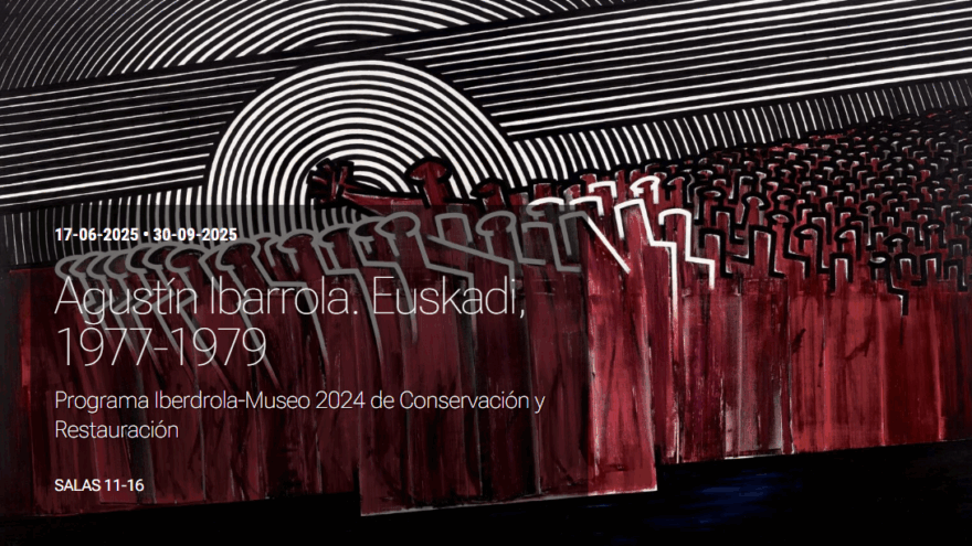 ‘Euskadi’ de Agustín Ibarrola llega al Museo de Bellas Artes de Bilbao