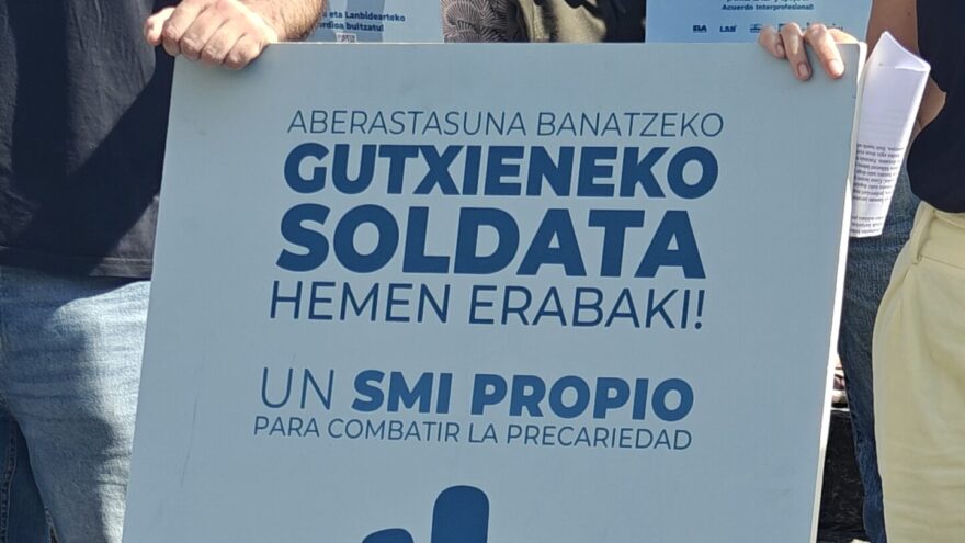 Varias empresas reclaman un SMI propio en Euskadi y Navarra