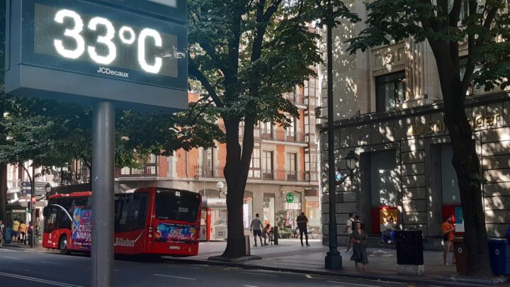 Euskadi, en aviso amarillo por calor extremo hasta el viernes
