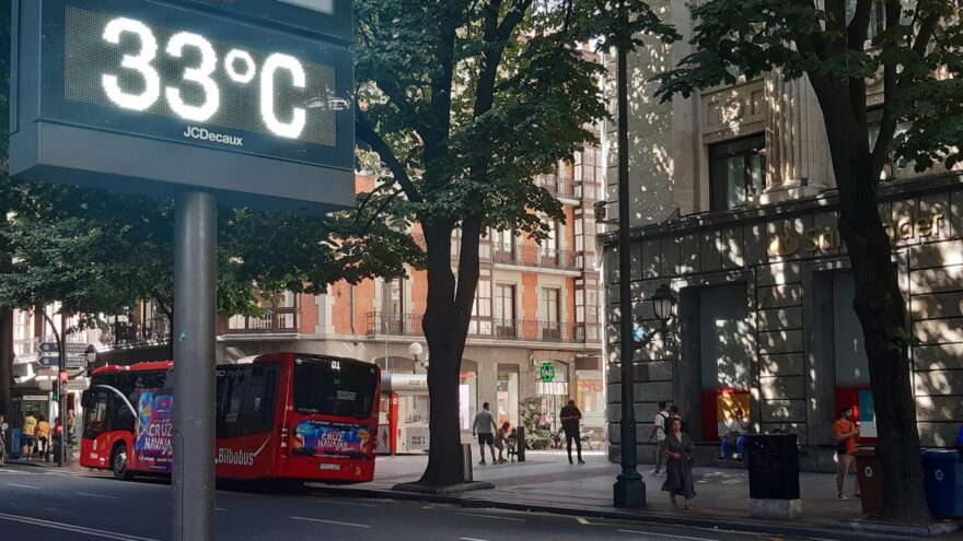 Euskadi, en aviso amarillo por calor extremo hasta el viernes