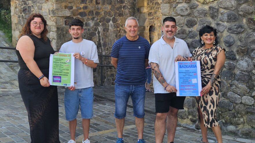Gau luzea, festa handia: indartuta datoz San Juan jaiak Bermeon, Arane auzoko jaiekin
