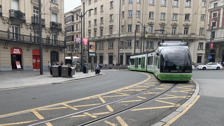 Corte parcial del tranvía de Bilbao este sábado por el evento musical BBK Ría