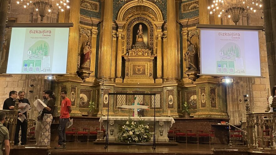 La BizkaiBira da el pistoletazo de salida en la basílica de Begoña