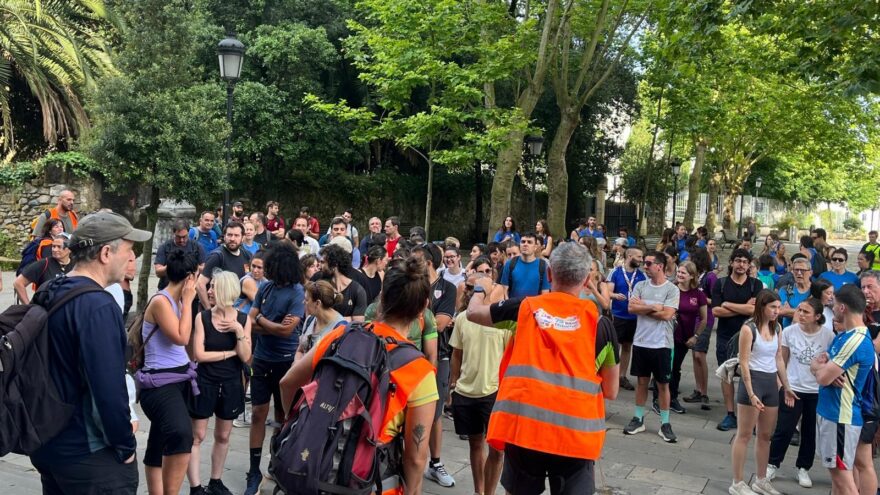 Cientos de personas se suman a la jornada inaugural de la BizkaiBira