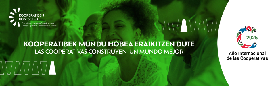 Banner de Kooperatiben kontseilua en Bilbao