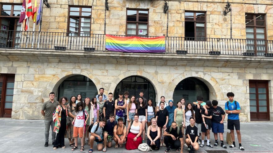 Galdakao pone en marcha el intercambio cultural con jóvenes de Roubaix