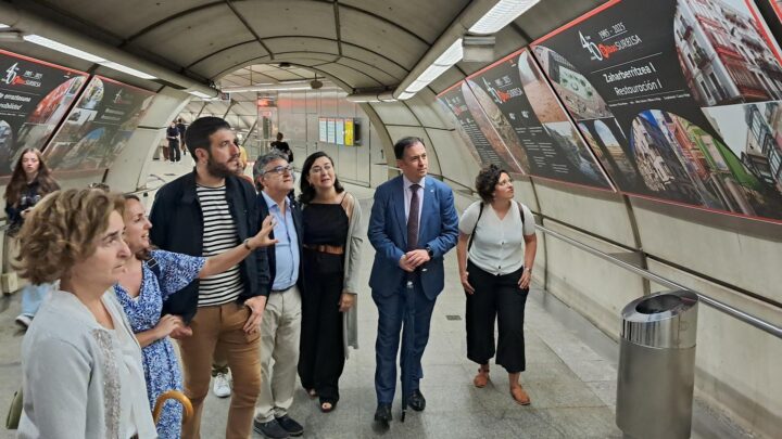 La estación de Metro de Abando acoge la exposición ’40 años mejorando Bilbao’ sobre Surbisa