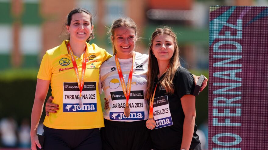 Cinco medallas vizcaínas en los Campeonatos de España de Atletismo