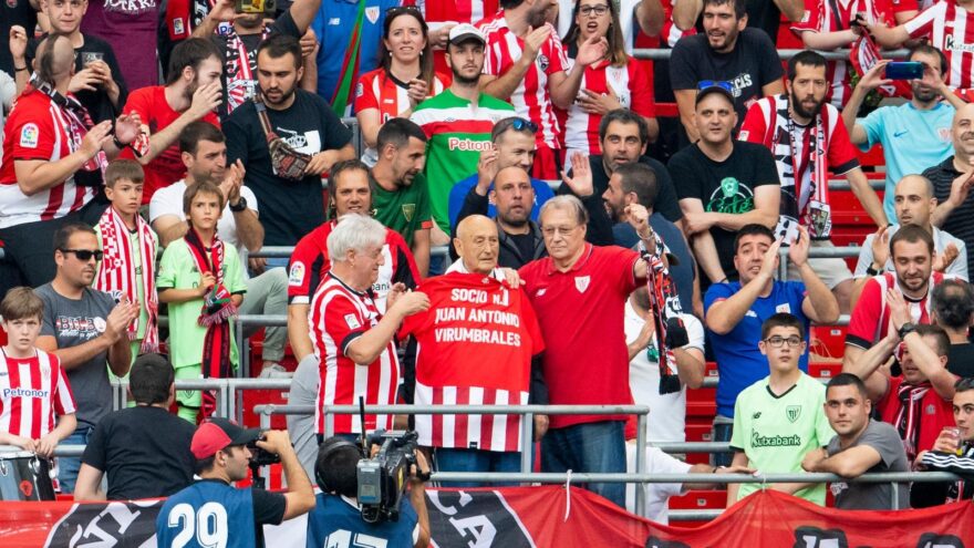 Fallece Juan Antonio Virumbrales, socio número 1 del Athletic