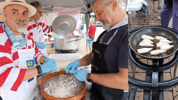 Ey txipirón, ¡todos los días sale el sol!: El concurso gastronómico desafía la lluvia