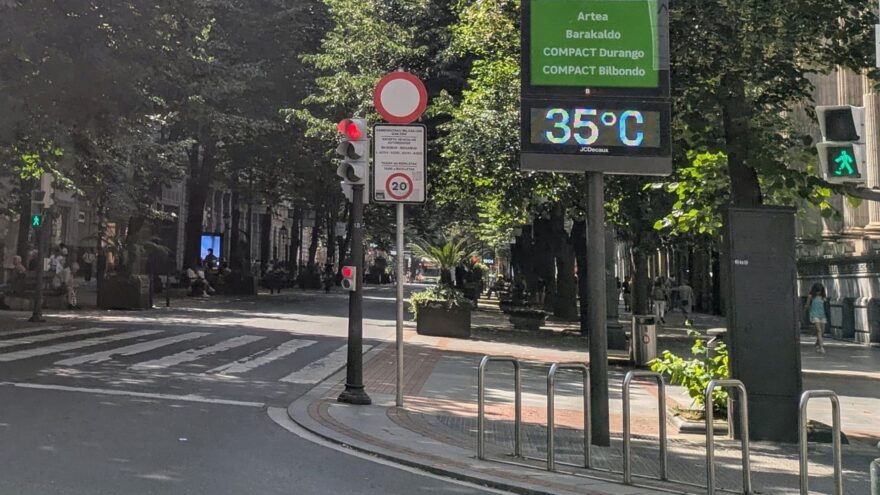 Lunes caluroso en el interior de Euskadi: la mitad sur rozará los 35 ºC