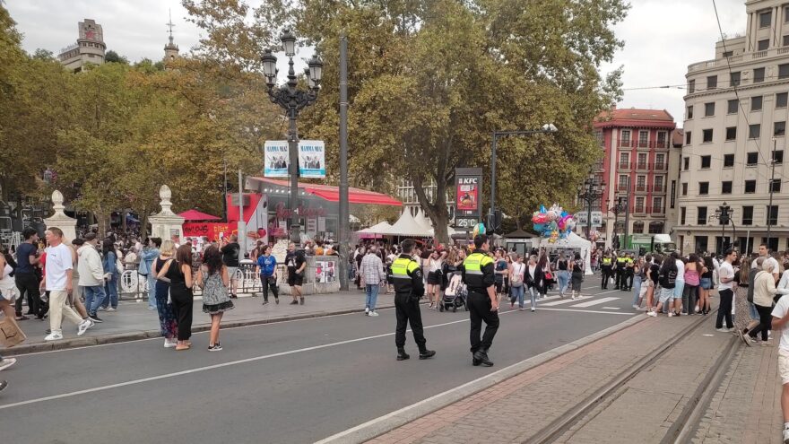 Aste Nagusia concluye con 165 detenciones, 13 por agresiones sexistas, y 1.046 denuncias, el 70% por hurtos