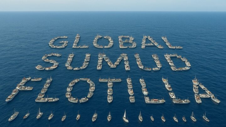 La Global Sumud Flotilla anuncia su salida desde Barcelona con apoyo vasco para romper el asedio a Gaza