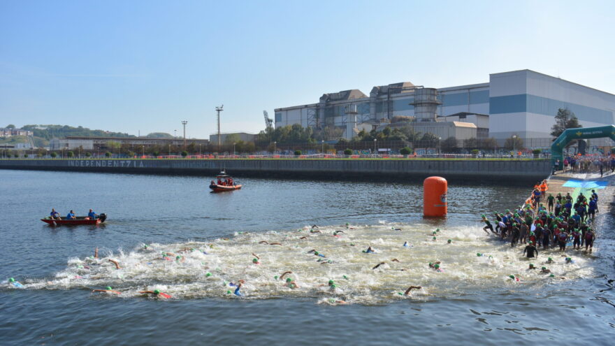 Sestao acoge a 243 deportistas para el Triatlón de este domingo