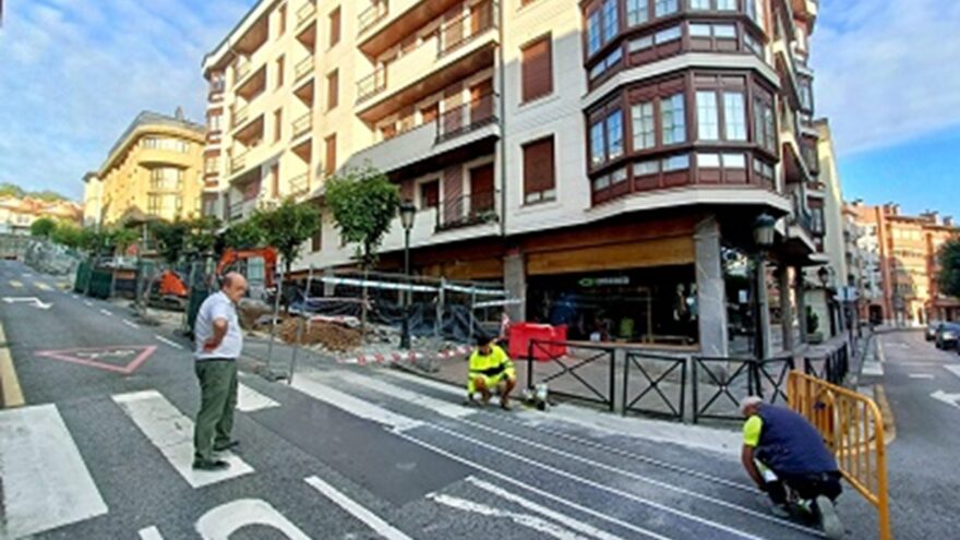 Gernika-Lumo avanza en la segunda fase de la rampa mecánica de San Juan