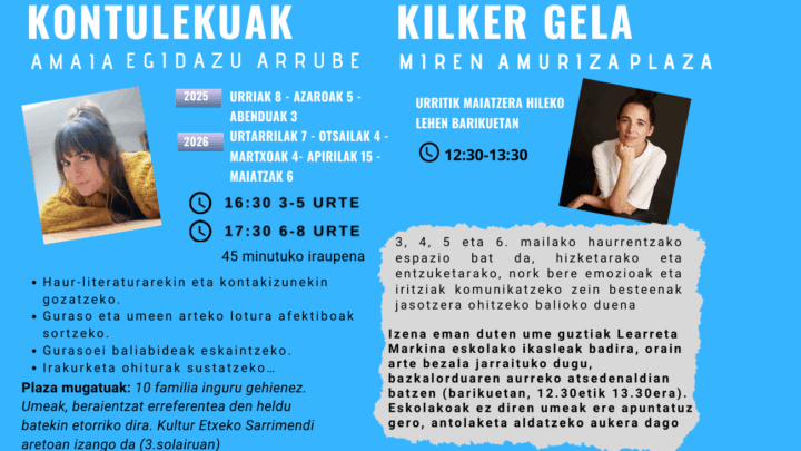 Berriz pone en marcha nuevas actividades en euskera para el nuevo curso
