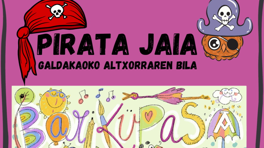 Galdakao retoma Barikupasa con una gran fiesta pirata el 26 de septiembre