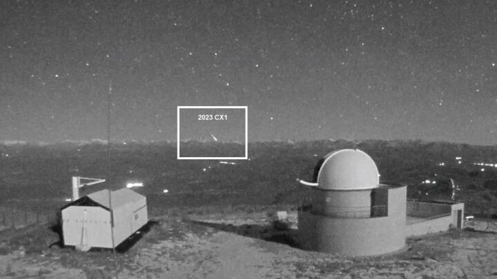 Captan un asteroide siete horas antes de impactar en Normandía: así se ha rastreado