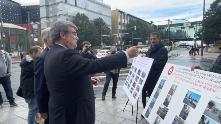 Bilbao culmina la reforma de la calle Luis Briñas con más espacio para peatones