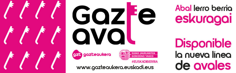 Banner de Gazteaval en Bilbao