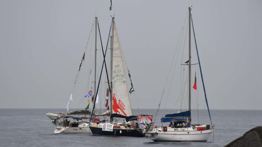 El Ejército de Israel intercepta la flotilla cerca de Gaza