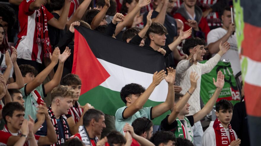 San Mamés, Jon Uriarte y Palestina
