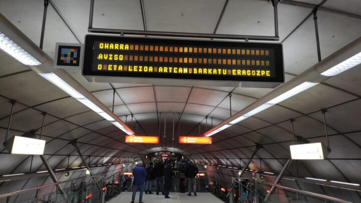 Metro Bilbao recupera la normalidad