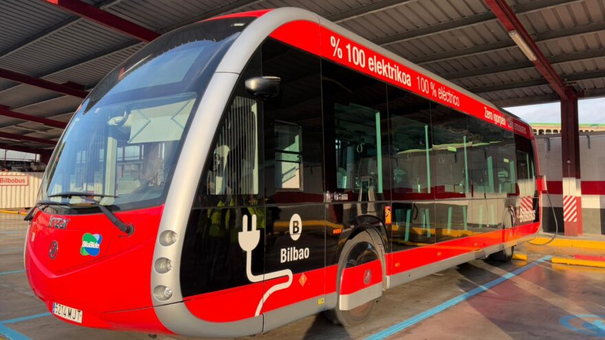 Bilbobus reduce 426 toneladas de CO₂ al año gracias a sus autobuses eléctricos