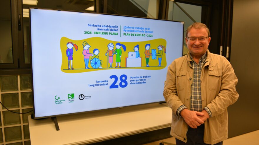 Sestao activa un nuevo plan de empleo para 28 personas desempleadas