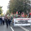 Gran seguimiento de la huelga en Euskal Herria por la solidaridad con Palestina